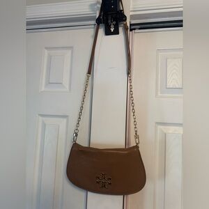 Tory Burch Tan Leather Crossbody Bag